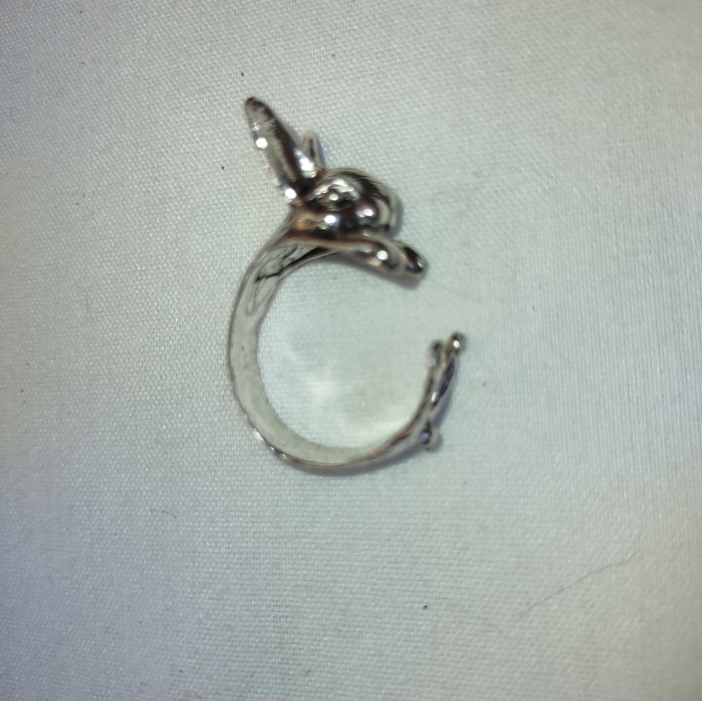 Bunny Rabbit Ring Fashion Jewelry Unique Funky Gift Animal Lover Casual - Picture 5 of 8